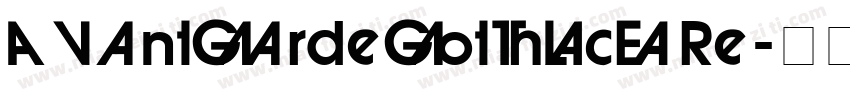 AvantGardeGothicE Re字体转换